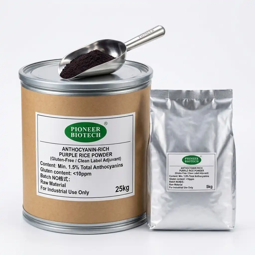 Purple Rice Powder Applications in Beverages and Bakery Products